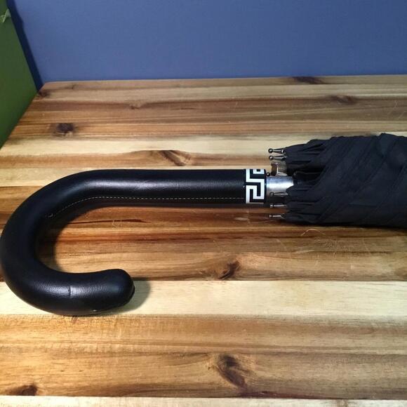 Versace Medusa Ltd Edition Unisex Umbrella Black Blue - Picture 4 of 8